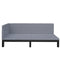 Upholstered Daybed/Sofa Bed Frame Twin Size Linen-Gray - Supfirm