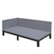 Upholstered Daybed/Sofa Bed Frame Twin Size Linen-Gray - Supfirm