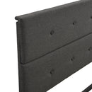 Upholstered Platform Bed with Underneath Storage,Full Size,Gray - Supfirm