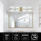 Vanity Lights With 4 LED Bulbs For Bathroom Lighting - Supfirm