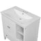 [VIDEO] 30" Bathroom Vanity with Sink, Bathroom Storage Cabinet with Doors and Drawers, Solid Wood Frame, Ceramic Sink, White - Supfirm