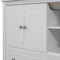 [VIDEO] 30" Bathroom Vanity with Sink, Bathroom Storage Cabinet with Doors and Drawers, Solid Wood Frame, Ceramic Sink, White - Supfirm