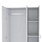 Wardrobe Erie, Bedroom, White - Supfirm