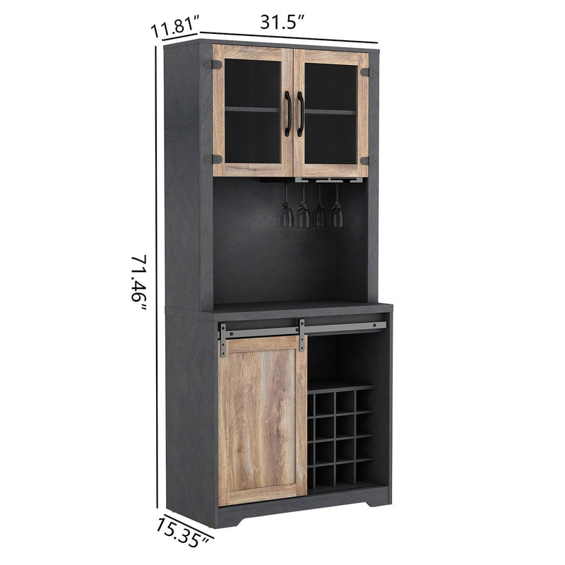 Wine Cubbies cabinet for living room, dining room - Supfirm