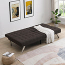 WOOD FRAME, STAINLESS LEG, FUTON, SOFA BED Espresso - Supfirm