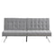 WOOD FRAME, STAINLESS LEG, FUTON, SOFA BED GREY - Supfirm