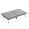 WOOD FRAME, STAINLESS LEG, FUTON, SOFA BED GREY - Supfirm