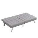 WOOD FRAME, STAINLESS LEG, FUTON, SOFA BED GREY - Supfirm