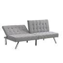 WOOD FRAME, STAINLESS LEG, FUTON, SOFA BED GREY - Supfirm