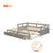 Wooden Daybed with Trundle Bed and Two Storage Drawers , Extendable Bed Daybed,Sofa Bed for Bedroom Living Room, Gray - Supfirm