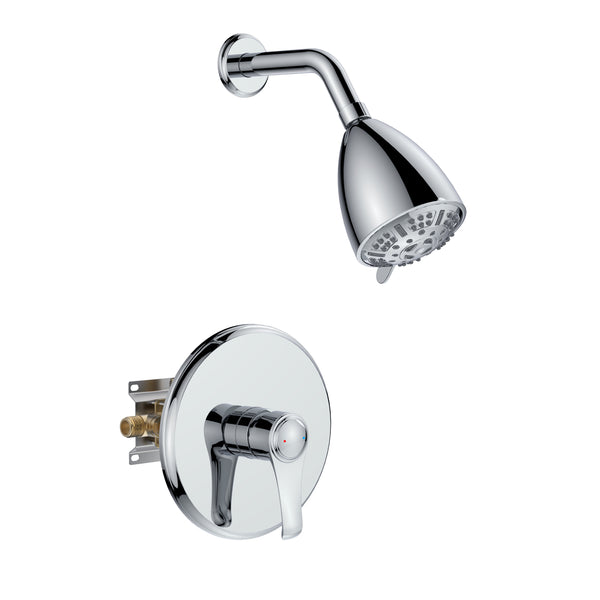 Supfirm Large Amount of water Multi Function Shower Head - Shower System,  Simple Style, Filter Shower, Chrome