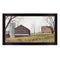 Supfirm "Mail Pouch Barn" By Billy Jacobs, Printed Wall Art, Ready To Hang Framed Poster, Black Frame - Supfirm