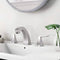 Supfirm Widespread 2 Handles Bathroom Faucet with Pop Up Sink Drain