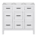 [Cabinet Only] 36" White Bathroom Vanity(Sink not included) - Supfirm