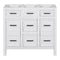 [Cabinet Only] 36" White Bathroom Vanity(Sink not included) - Supfirm