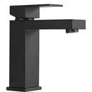 Supfirm Black Bathroom Faucet, Brushed Black  Faucet for Bathroom Sink, Black Single Hole Bathroom Faucet Modern Single Handle Vanity Basin Faucet