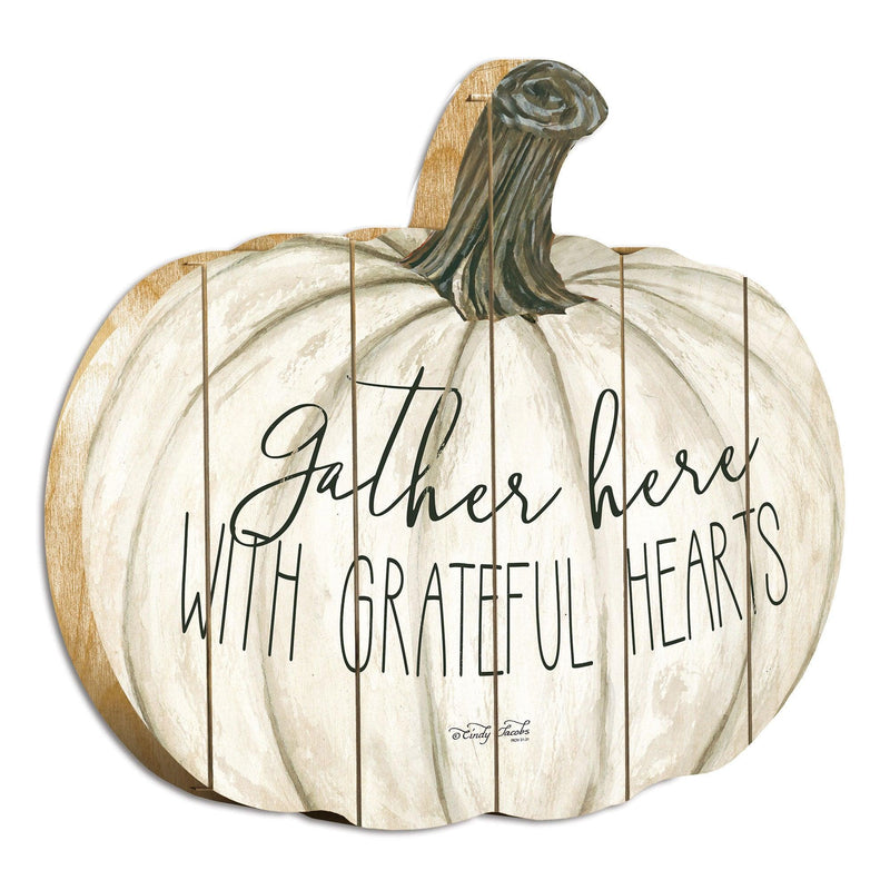 Supfirm "Harvest" By Artisan Cindy Jacobs Printed on Wooden Pumpkin Wall Art - Supfirm