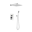 Supfirm Shower Set System Bathroom Luxury Rain Mixer Shower Combo Set Wall Mounted Rainfall Shower Head Faucet