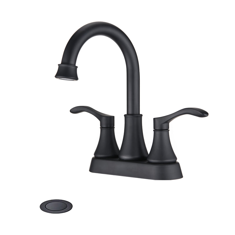 Supfirm 2-handle Lavatory Faucet Bathroom Sink Faucet