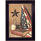 Supfirm "God and Country" By Billy Jacobs, Printed Wall Art, Ready To Hang Framed Poster, Black Frame - Supfirm