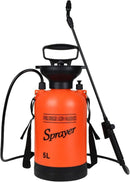 Supfirm 1.35 Gallon Lawn Garden Pump Sprayer with 2 Different Spray Patterns, Mosquito Sprayer Adjustable Shoulder Strap Pressure Relief Valve, Multi-Purpose for Yard, Weed, Plant, 1.35gallon - Supfirm