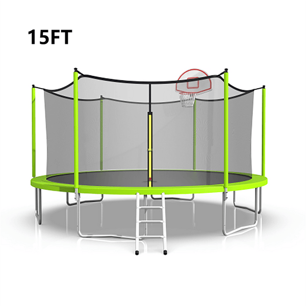 15FT trampoline green - Supfirm