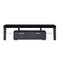 Supfirm 20 minutes quick assemble,Black morden TV Stand with LED Lights,high glossy front TV Cabinet,can be assembled in Lounge Room, Living Room or Bedroom,color:black - Supfirm