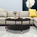 35.4” Round Coffee Table - Supfirm