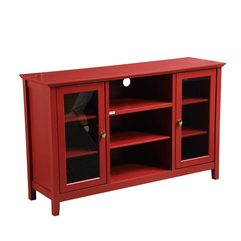 Supfirm 52"Wood TV Stand Console Red - Supfirm