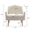 Supfirm Accent  Chair  ,leisure single sofa  with Rose Golden  feet - Supfirm