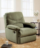 ACME Arcadia Recliner (Motion) in Sage Microfiber 00630 - Supfirm