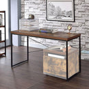 ACME Bob Desk in Weathered Oak & Black 92396 - Supfirm