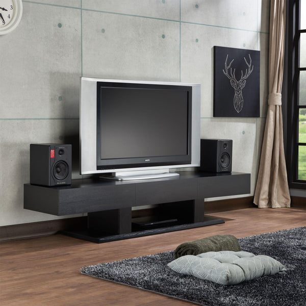 ACME Follian TV Stand in Black 80635 - Supfirm