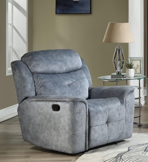 ACME Mariana Recliner, Silver Gray Fabric 55032 - Supfirm