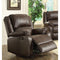 ACME Zuriel Rocker Recliner (Motion) in Brown PU 52282 - Supfirm