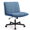 Armless Swivel Home Office Chair Sit Cross-legged - Supfirm