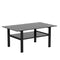 Supfirm Black glass coffee table, modern and simple, black living room coffee table, side table - Supfirm