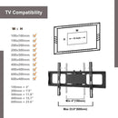 Supfirm Black Multi-Function Angle And Height Adjustable Tempered Glass  TV Stand - Supfirm