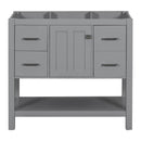 [Cabinet Only] 36" Gray Modern Bathroom Vanity with USB(Sink not included) - Supfirm