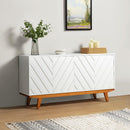 Casmo 60'' Wide Sideboard WHITE - Supfirm