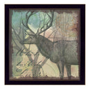 Supfirm "Deer" By Barb Tourtillotte, Printed Wall Art, Ready To Hang Framed Poster, Black Frame - Supfirm