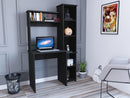 Desk Logan, Five Cubbies, Black Wengue Finish - Supfirm