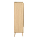 Supfirm Display Stand Cabinet Storage Tall Cabinet Sideboard for Dining Room, Entryway, Living Room, Bedroom - Supfirm