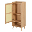 Supfirm Display Stand Cabinet Storage Tall Cabinet Sideboard for Dining Room, Entryway, Living Room, Bedroom - Supfirm