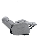 Supfirm Electric Power Lift Recliner Chair for Elderly, Fabric Recliner Chair for Seniors, Home Theater Seating,Living Room Chair,Side Pocket, Remote Control,Light Gray - Supfirm