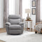 Electric Power Swivel Glider Rocker Recliner Chair with USB Charge Port - Light Grey - Supfirm