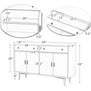 Supfirm Flavien 58'' Wide 2 Drawer Sideboard - Supfirm