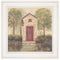 Supfirm "Folk Art Outhouse III" by Pam Britton, Ready to Hang Framed Print, White Frame - Supfirm