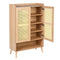 Supfirm Free Standing Storage Cabinet Console Sideboard Table Living Room Entryway Kitchen Organizer - Supfirm