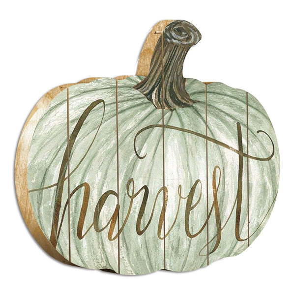 Supfirm "Harvest" By Artisan Cindy Jacobs Printed on Wooden Pumpkin Wall Art - Supfirm